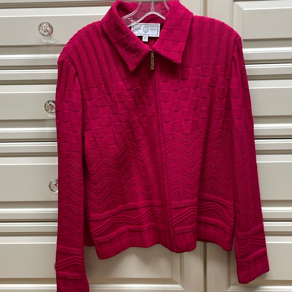 St. John Sport knitwear jacket - Picture 7 of 8